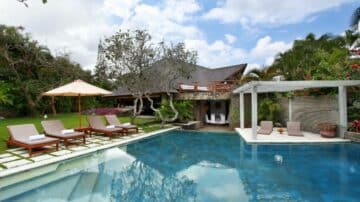 2 bedroom tropical villa in Kerobokan for monthly rental